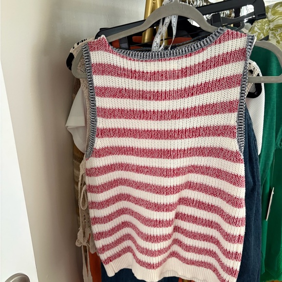 Lucky Brand Patriotic Knit Tank nwt med - Picture 4 of 4